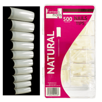 Tips Natural 500 pz Fantasy(sin caja)