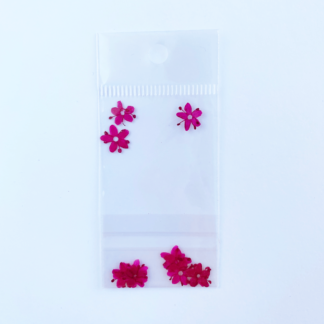 NM Florecita plana fucsia