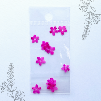 NM Florecita plana rosa