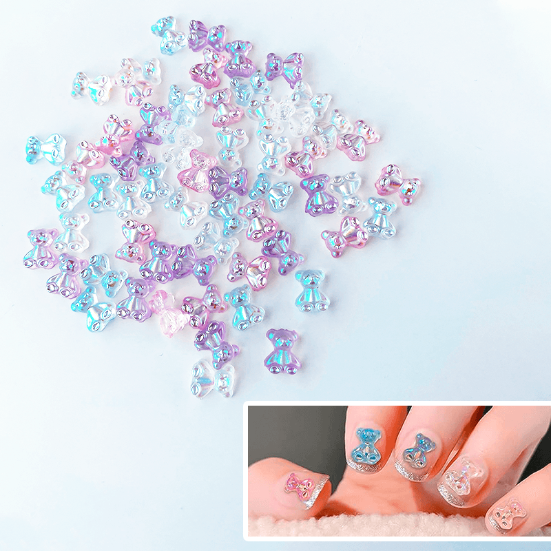 Cartera Dijes de osito colores varios (64 pz)