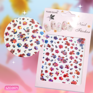Sticker Flores Tornasol 2