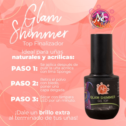 Gel Top UV Glam Shimmer 15ml MC