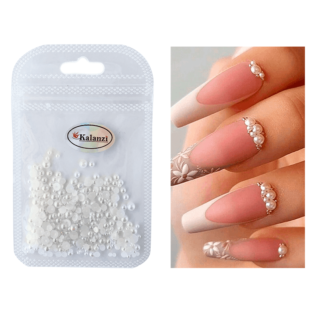Medias Perlas color perla bolsita 400 pz Kalanzi