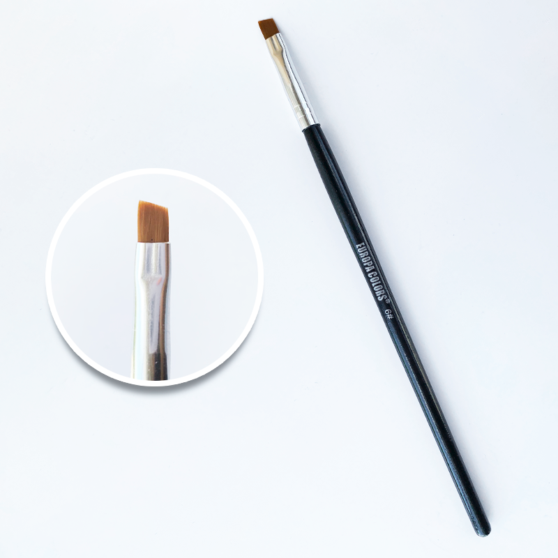 Pincel Sesgado Negro #6 Europa Colors