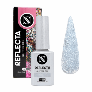Gel Glitter Reflecta plata 01 Studio