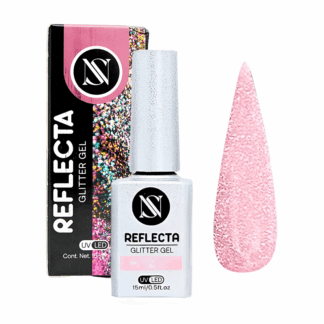 Gel Glitter Reflecta rose gold 02 Studio