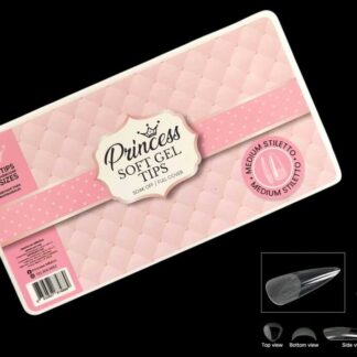 Tips Softgel Medium Stiletto 480 pz Princess Wapizima