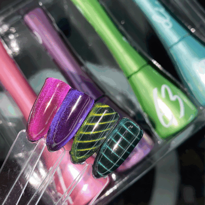 Divine Kit (gel e imanes) Catnetic 02 8pz Morado MC - Imagen 2
