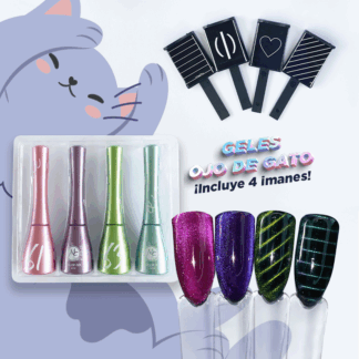Divine Kit (gel e imanes) Catnetic 02 8pz Morado MC