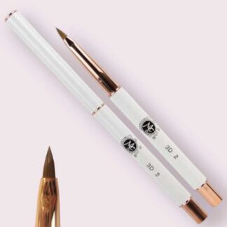Pincel Kolinsky White 3D #2 MC