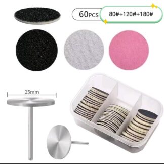 Punta pododisco con repuestos 80/120/180