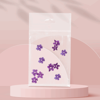Naturaleza muerta Florecita plana violeta