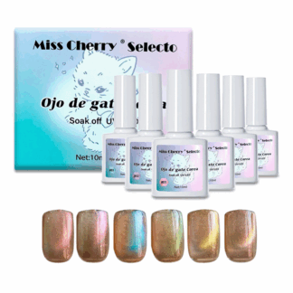 Gama Ojo de gato Corea Miss Cherry 6pz