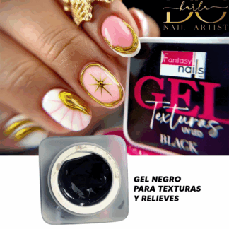 Gel Texturas black (negro) Fantasy