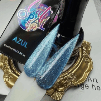 Gel Cat Opal Eye Azul Fantasy