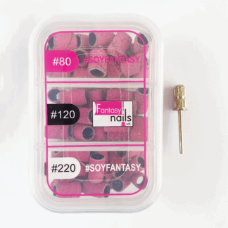 Sanding Bands estuche de barrilitos #80, #120, #220 y punta mandril Fantasy
