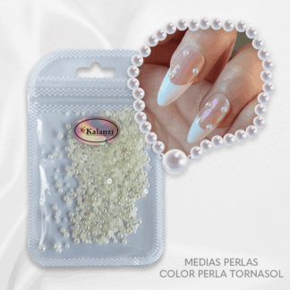 Medias Perlas color Perla Tornasol