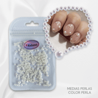 Medias Perlas Color Perla
