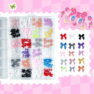 Estuche grande Moños colores surtidos