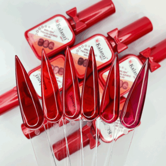 Gama de Geles Rojos Traslúcidos 6pz Kalanzi