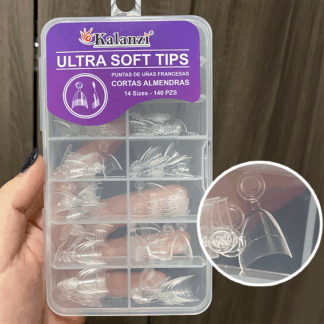 Tips Francesas Almendra corta cristal Kalanzi