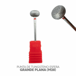 Punta de Tungsteno esfera grande plana (M28)