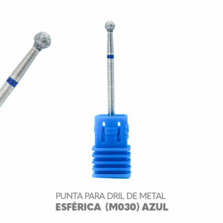 Punta para dril de Metal esférica (M030) azul