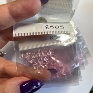 Moños rosas modelo 05 4pz