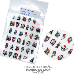 Sticker el extraño mundo de Jack navidad