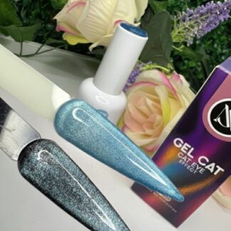 Gel Polish Ojo de Gato Cat Eye efect 02 Azul Studio