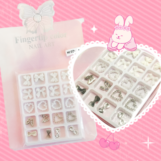 Cartera moños corazones y mariposas M4