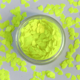 Acetatos corazon amarillo bote