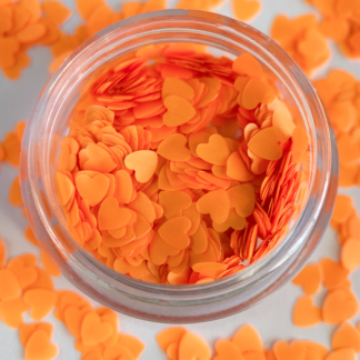 Acetatos corazon naranja bote