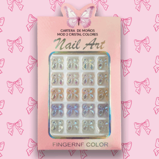 Cartera de moños mod. 2 cristal colores