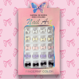 Cartera de moños mod. 3 colores