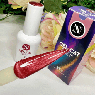 Gel Polish Ojo de Gato Cat Eye efect 08 Rojo Studio