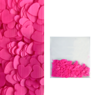 Acetatos corazones rosa bolsita