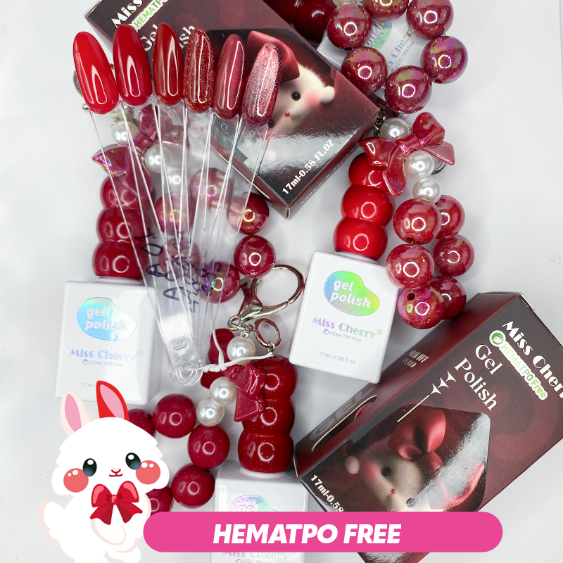 Gama de gel polish A (HEMATPO FREE) Miss Cherry - Imagen 3
