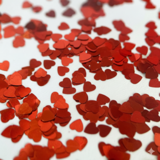 Acetato corazón rojo mix bolsa