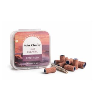 Mini barrilito #240 con punta mandril 30 pz Miss Cherry