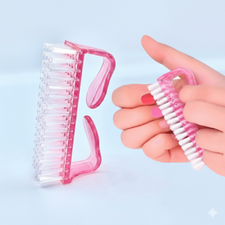 Cepillo Nylon grande rosa par