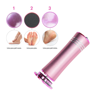 Drill Pulidor Eléctrico para Pies (3 cabezales)