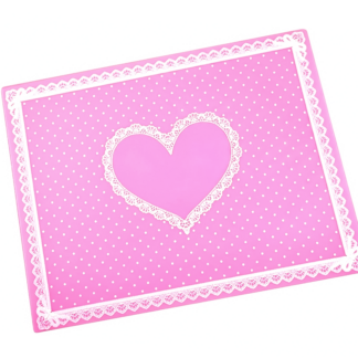 Tapete de silicon rosa