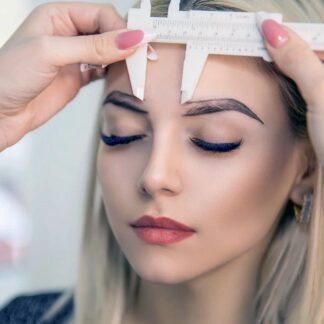 Medidor para cejas (vernier)