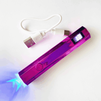 Lámpara portátil 3W  Fucsia para precurado