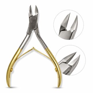 Mini Alicate para cuticula 3.5 dorada Bioonce