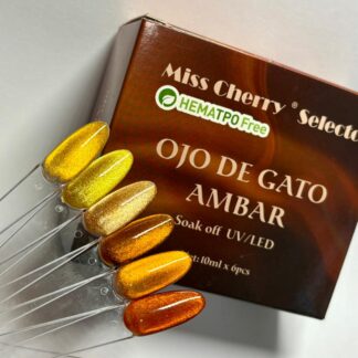 Gama de gel ojo de gato AMBAR (HEMA TPO Free) Miss Cherry
