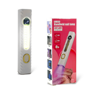 Lampara recargable de mano para precurado blanca de 3 watts