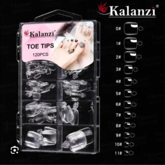 Tips para pie cristal 120 Tips Kalanzi