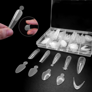 Molde de Silicon para Polygel con tips dual surtidos
